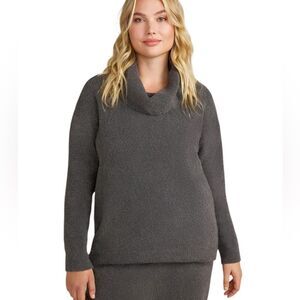 Barefoot Dreams EcoChic™ Plus Cowl Neck Pullover size large